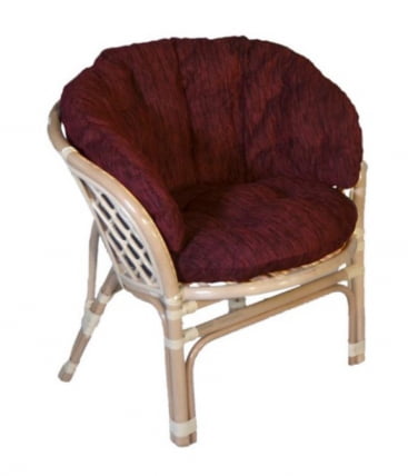 Кресло Багама, подушки коричневые или светлые полные Bahama5 натуральный_1