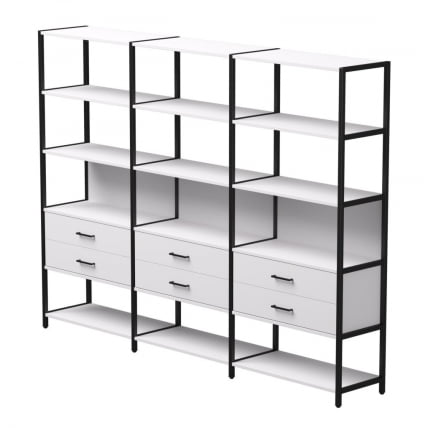 Набор стеллажных систем Everprof EVO №9 Белый Черный_0