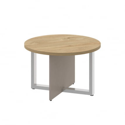 Стол журнальный, круглый SHIFT SK.SG-KR-70 Тиквуд Светлый/Капучино_0