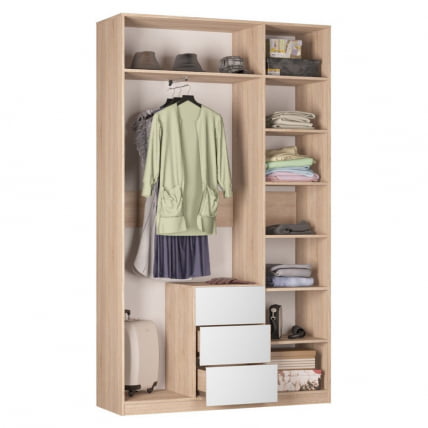 Шкаф распашный R-230х135х45-3-PO-M(ДСС)_1