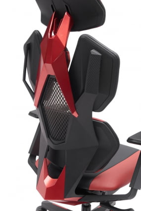 Кресло геймерское Everprof Tiger Экокожа Красный_6