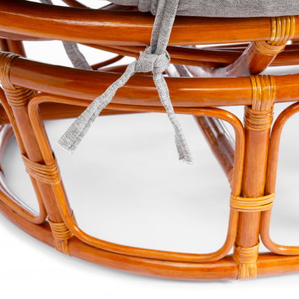 Диван MAMASAN/МАМАСАН 23/02 W /с подушкой/ 169х102х80 см, Honey (мед), матрац 182х119 см, ткань серо-бежевая 3М 16/2_5