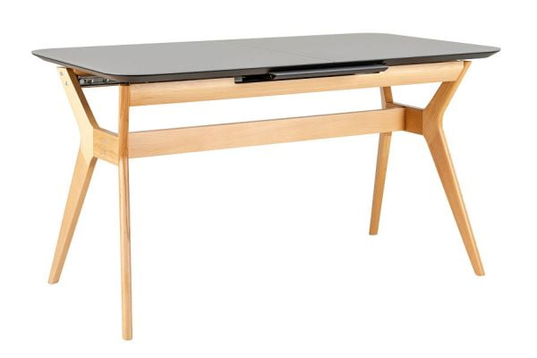 Стол раскл. Нарвик Glass 120-150 Automatic Natur/Dark matte glass_0