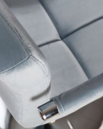 Стул барный DOBRIN KRUGER ARM (пудрово-голубой велюр (MJ9-74)) 2 шт_7