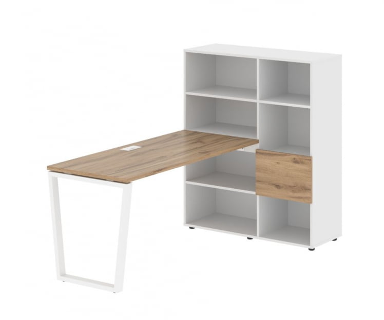 Рабочая станция EDIS EVRST 1115 Дуб Денвер светлый Белый Белый_0