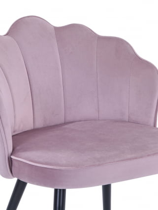 Стул Камилла велюр Пепельно-розовый_6