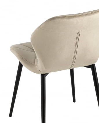 Стул Эдвин велюр капучино 4 шт_6