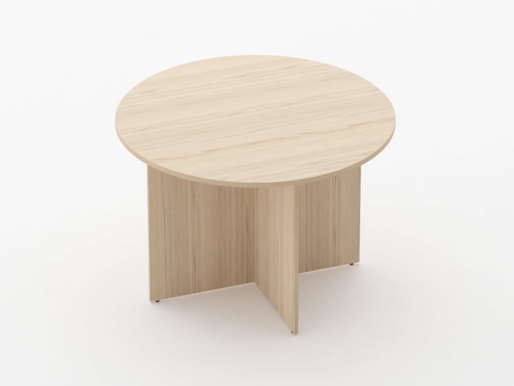 Стол для переговоров круглый Glassy 2.12 Орех_0