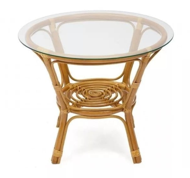 Стол Багама круглый без плетеной столешницы Bahama натуральный_0