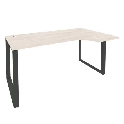 Стол эргономичный правый на О-образном м/к ONIX O.MO-SA-1R Денвер Светлый/Антрацит_0