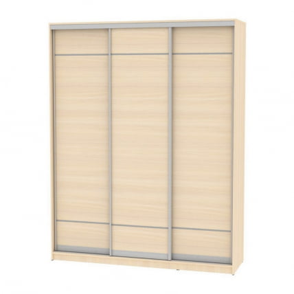 Шкаф-купе B-220х180х60-1(ДМ-D7D7D7)_0