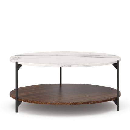 Стол журнальный 800 Вилена ЛД 138.170.000 Орех/Монте Белый_1