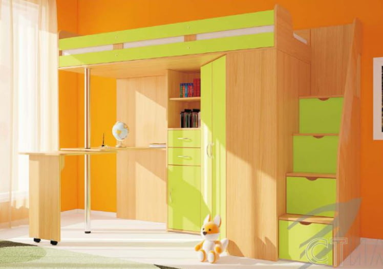 Детская Мийа (Бук/Лайм)_0