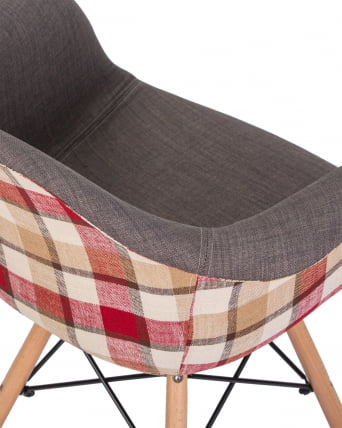 Стул обеденный DOBRIN DAW THOMAS 010 Серая ткань_7