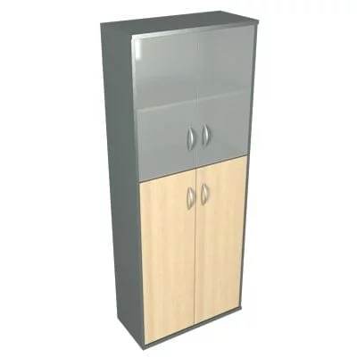 Шкаф СТ-1.7 Клен/металлик_0