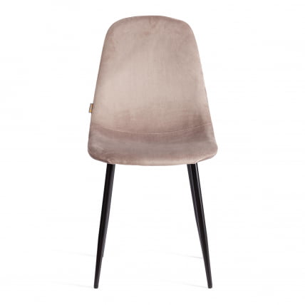 Стул BREEZE (mod. JSC-58) Велюр/металл , 44 х 53 х 86 см, coffee (кофейный) HLR 9 / черный_4