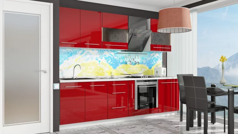 Кухонный гарнитур Ассорти №1 Вишня_1