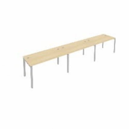 Рабочая станция на 3 раб.места Metal System Б.СМ-3.3 Акация/Серый_0