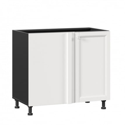 Тумба кухонная угловая 1000 Джулия ЛД 284.090.000.054 Черный Белый_0