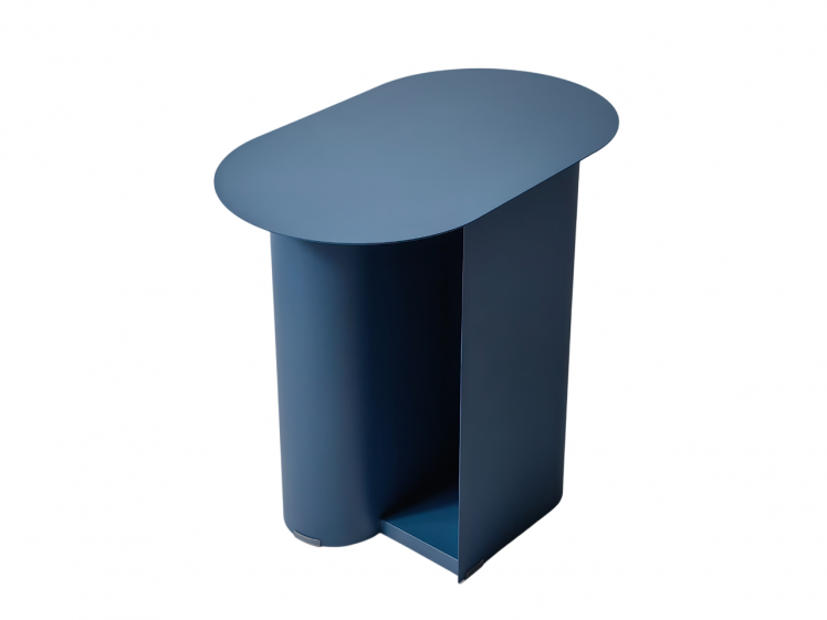 Журнальный столик Yvaine металл синий_1