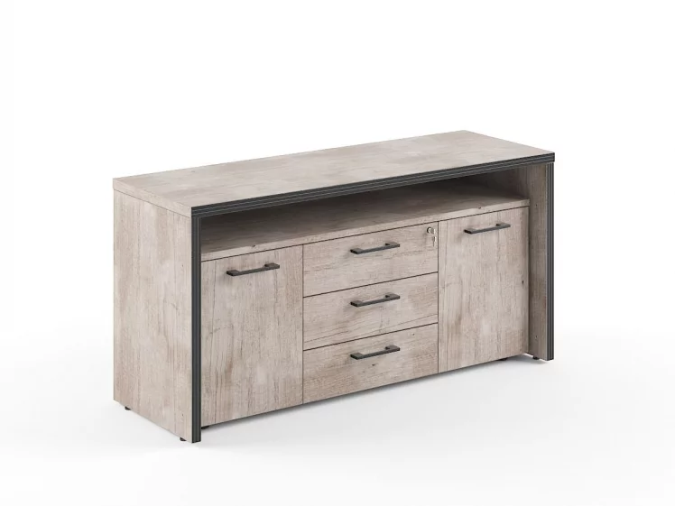 Тумба с фригобаром TTF-3D (Дуб Каньон)_0