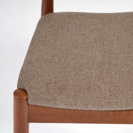 Стул мягкое сидение BULL каркас бук, сиденье ткань, 54,5*54*75см, Коричневый_4