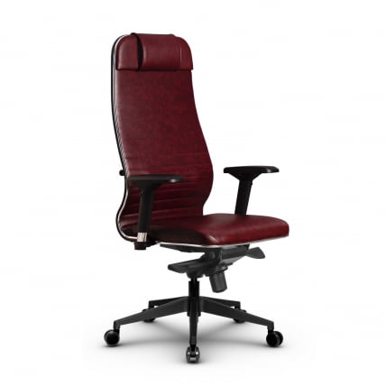 Кресло руководителя Metta L 1m 38K2/4D Комплект 4 Темно-бордовое_0