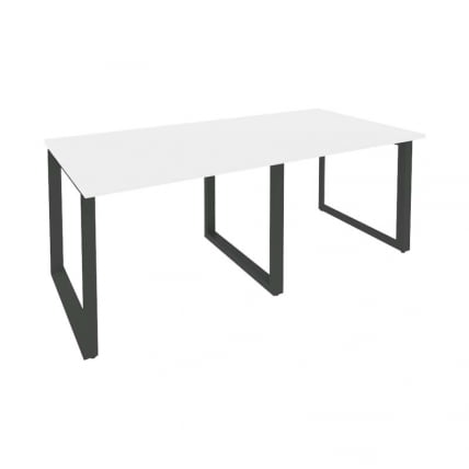 Стол переговорный (2 столешницы) ONIX O.MO-PRG-2.1 Белый Бриллиант/Антрацит_0