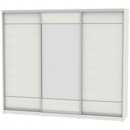 Шкаф-купе B-230х270х60-1(ВД-D7D8D7)_0