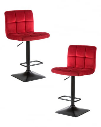 Стул барный DOBRIN DOMINIC (бордо велюр (MJ9-43)) 2 шт_0