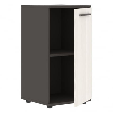 Шкаф колонка с глухой малой дверью EDIS ELCS 42.1 Ясень Траун Мокко Мокко_1