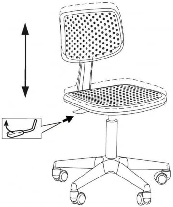 Кресло детское Бюрократ CH 200 Белый_12