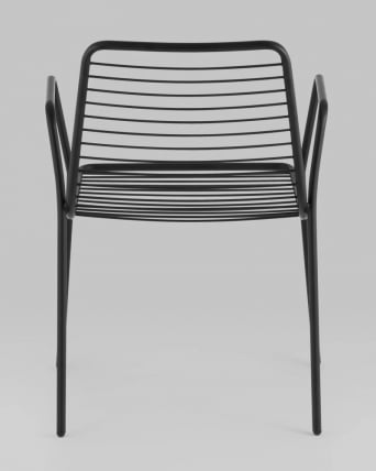 Стул Дели с подлокотниками металл черный_12