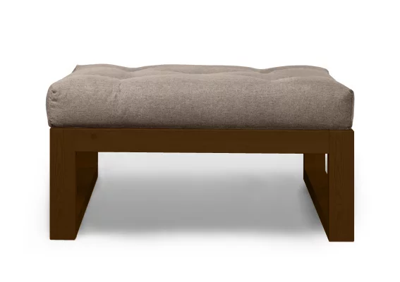 Пуфик Demoku СТ бежевый-темный дуб_0