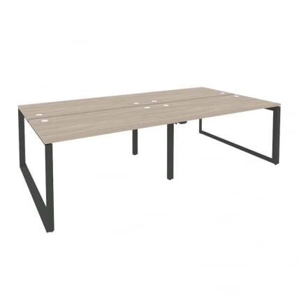 Рабочая станция на О-образном м/к ONIX O.MO-D.RS-4.3.7 Дуб Аттик/Антрацит_0