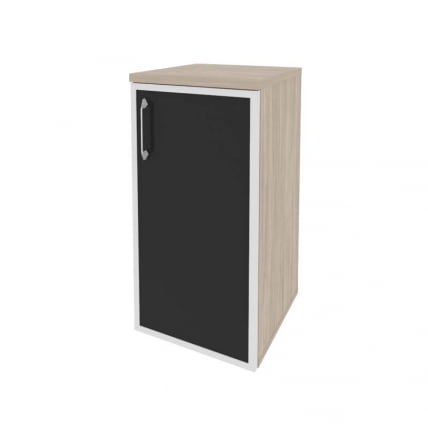 Шкаф низкий узкий правый ONIX O.SU-3.2R(R) black Дуб Аттик_0