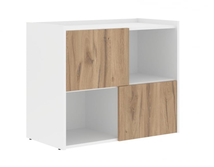 Тумба сервисная EDIS ELC 9045 Дуб Денвер светлый Белый_0