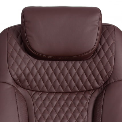 Кресло офисное Труст (макс) кож/зам, коричневый/коричневый стеганный/коричневый, 36-36/36-36/6/36-36/06 / Trust (max)_7