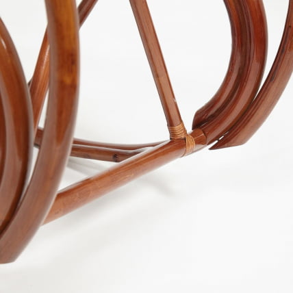 Кресло-качалка VIENNA (разборная) / без подушки / ротанг top quality, 58x133x102 см, Pecan (орех)_8