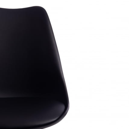 Стул барный TULIP BAR (mod. C1014H-1) пластик/дерево, 42 х 47,5 х 104 см, Black (Черный) 3010/ натуральный_5