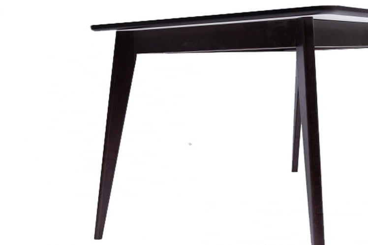 Стол обеденный Пегас 120x75 Эмаль белая Морилка Орех_3