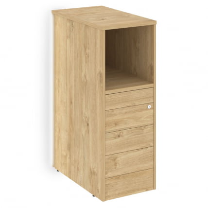 Тумба 5 ящиков TIP-ON завершающая, левая ONIX O.R-TV-5TIP(L) Тиквуд светлый_0