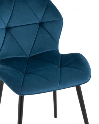 Стул Эдвин велюр синий 4 шт_7