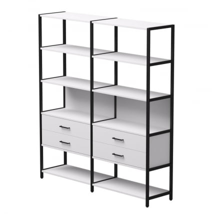 Набор стеллажных систем Everprof EVO №7 Белый Черный_0