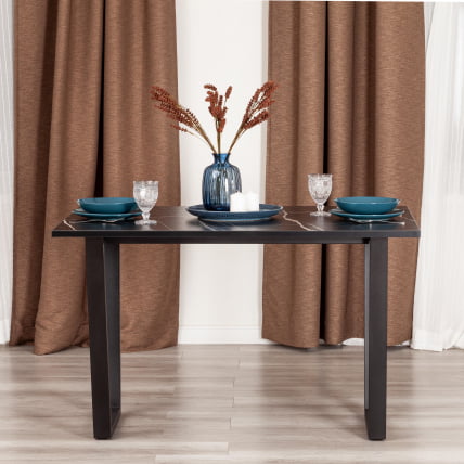 Стол COSTA ЛДСП/HPL/металл, 120 х 80 х 75 см, Гранит темный/черный_7