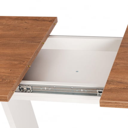 Стол обеденный FOX раздвижной ЛДСП, 68.6x110-145x75 см, Дуб Канзас/Пепел_9