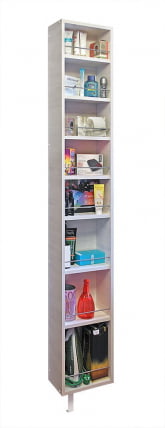 Поворотный шкаф Лупо Шелф (левый) Беленый дуб_1