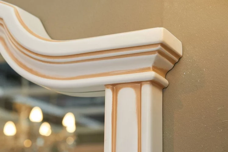 Комплект мебели для спальни Марлен №3 Кремовый белый Патина_3