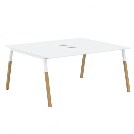 Рабочая станция Forta FWST 1513 Белый премиум Дуб Гамильтон_0