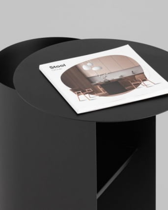 Журнальный столик Floire металл черный_11